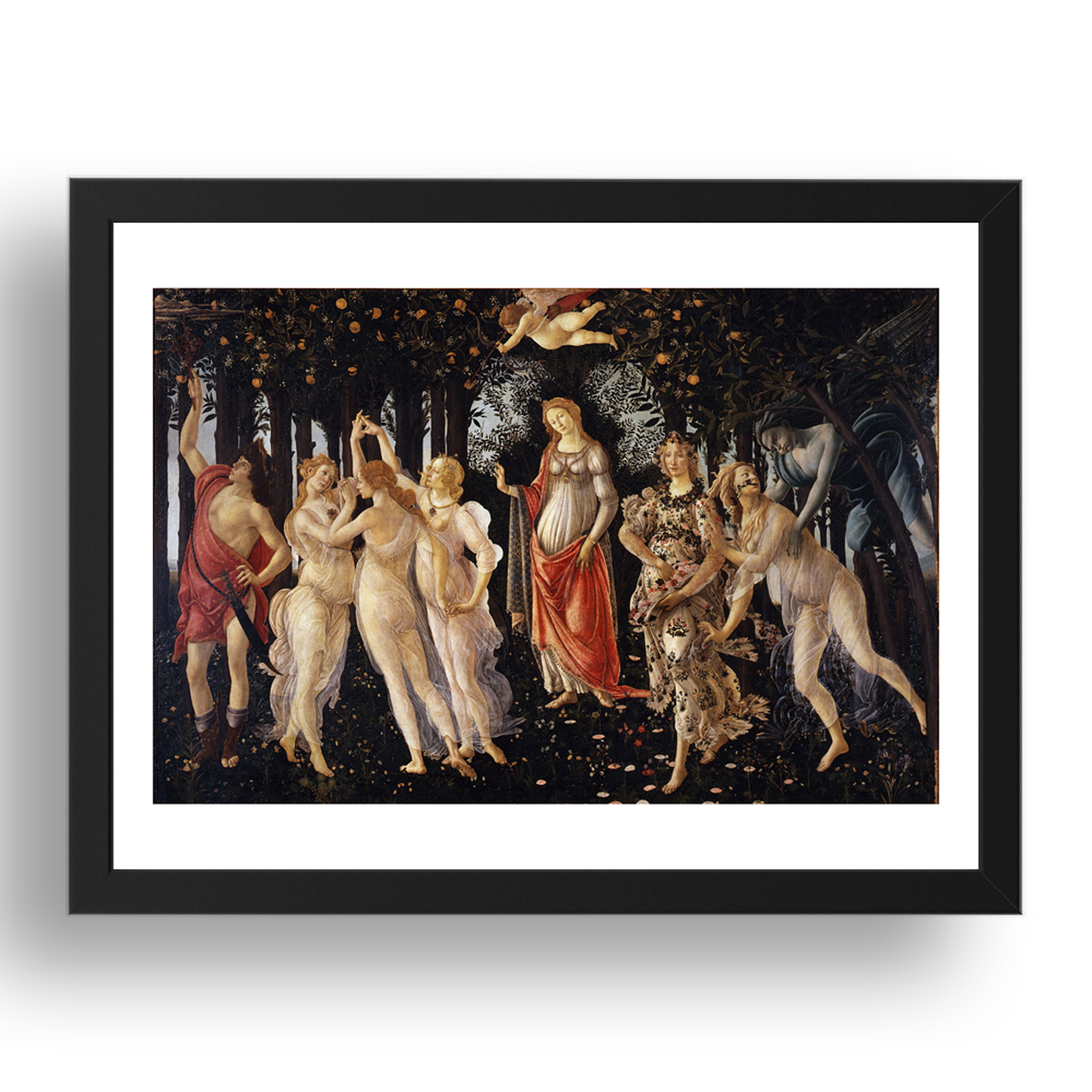 Sandro Botticelli - Primavera [1482], A3 (17x13") Black Frame - Picture 1 of 1